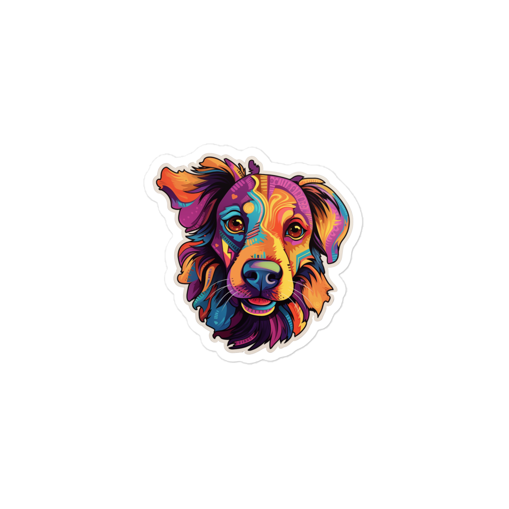 Bubble-free stickers Vivid Pooch