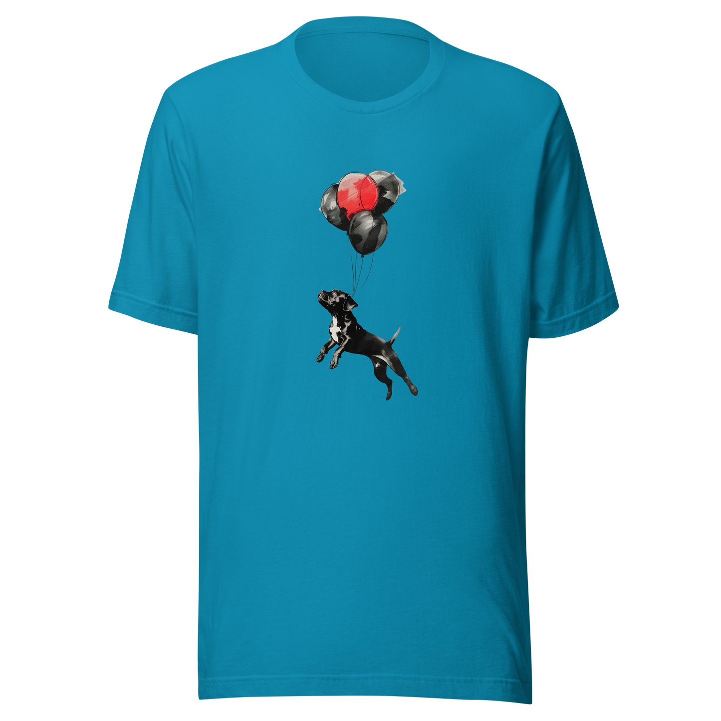 Unisex t-shirt Paws in the Air: Balloon Adventure