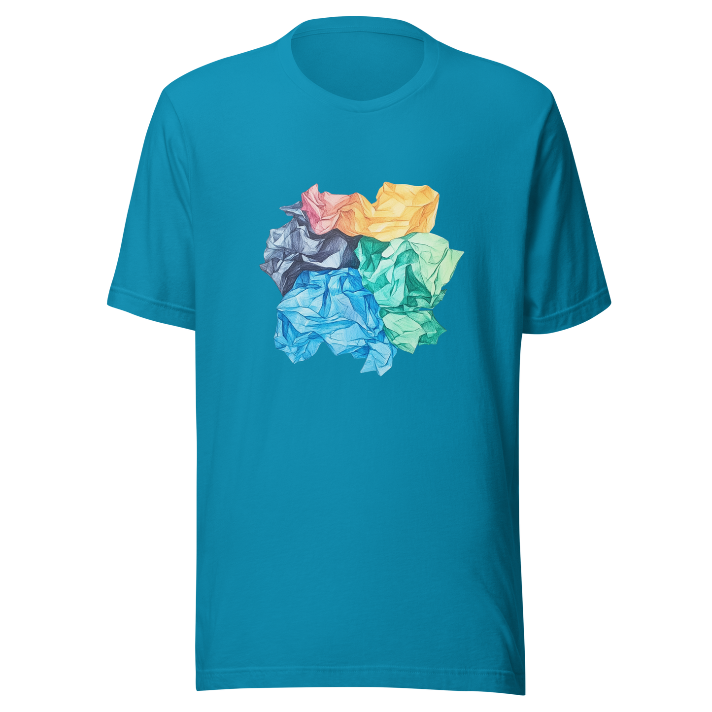 Unisex t-shirt "Crumpled Colors"