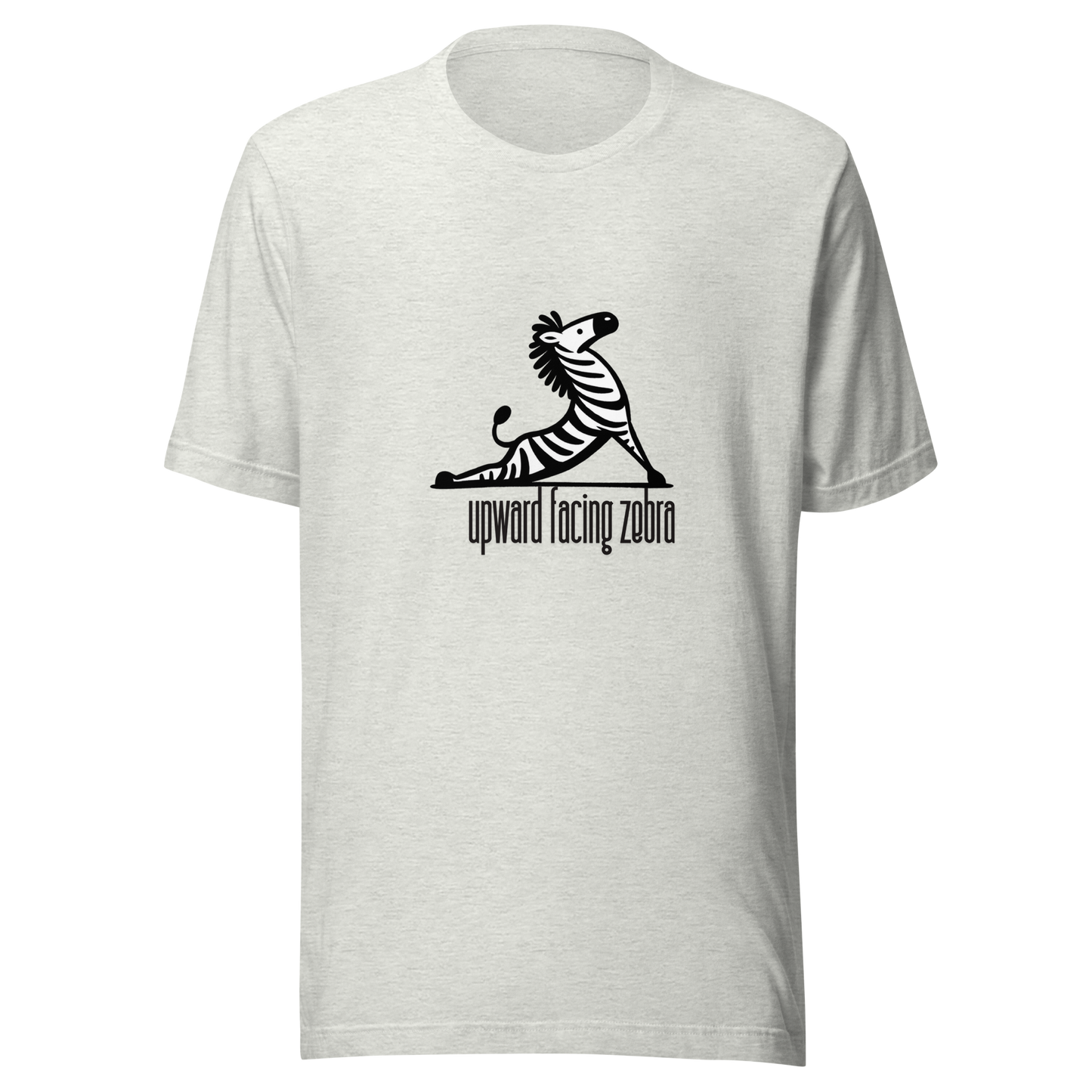 Unisex t-shirt Upward facing Zebra