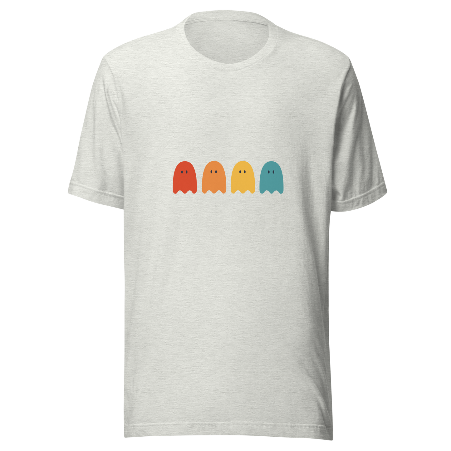 Unisex t-shirt "Ghostly Vibes: Minimalist Halloween Spirits"