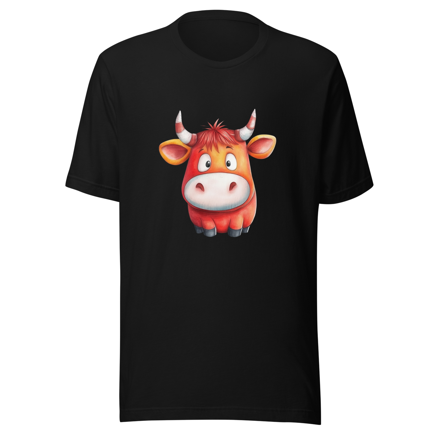 Unisex t-shirt "Moo-d Lifter: The Adorable Cow Tee"