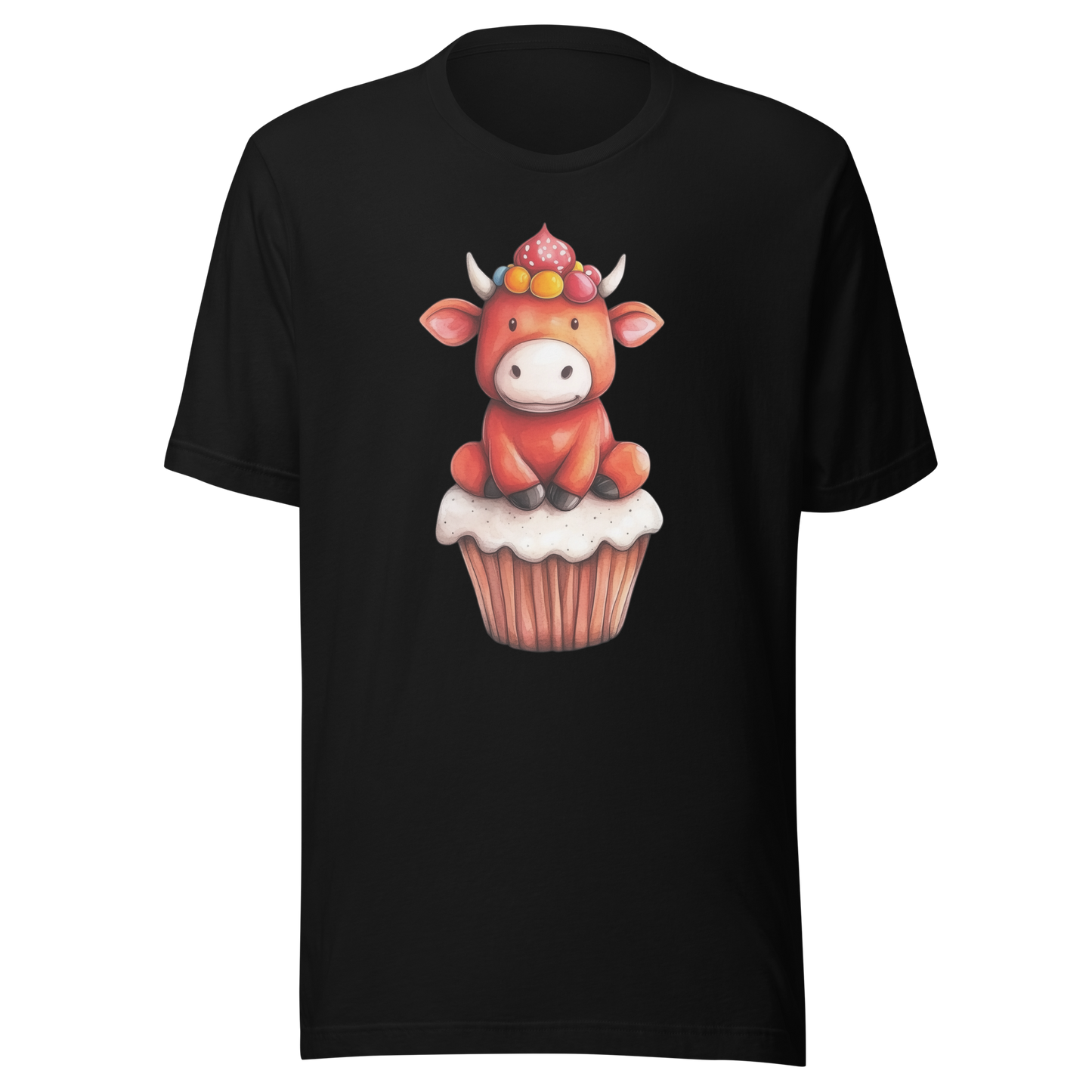 Unisex t-shirt "Muffin Top: The Cupcake Cow"