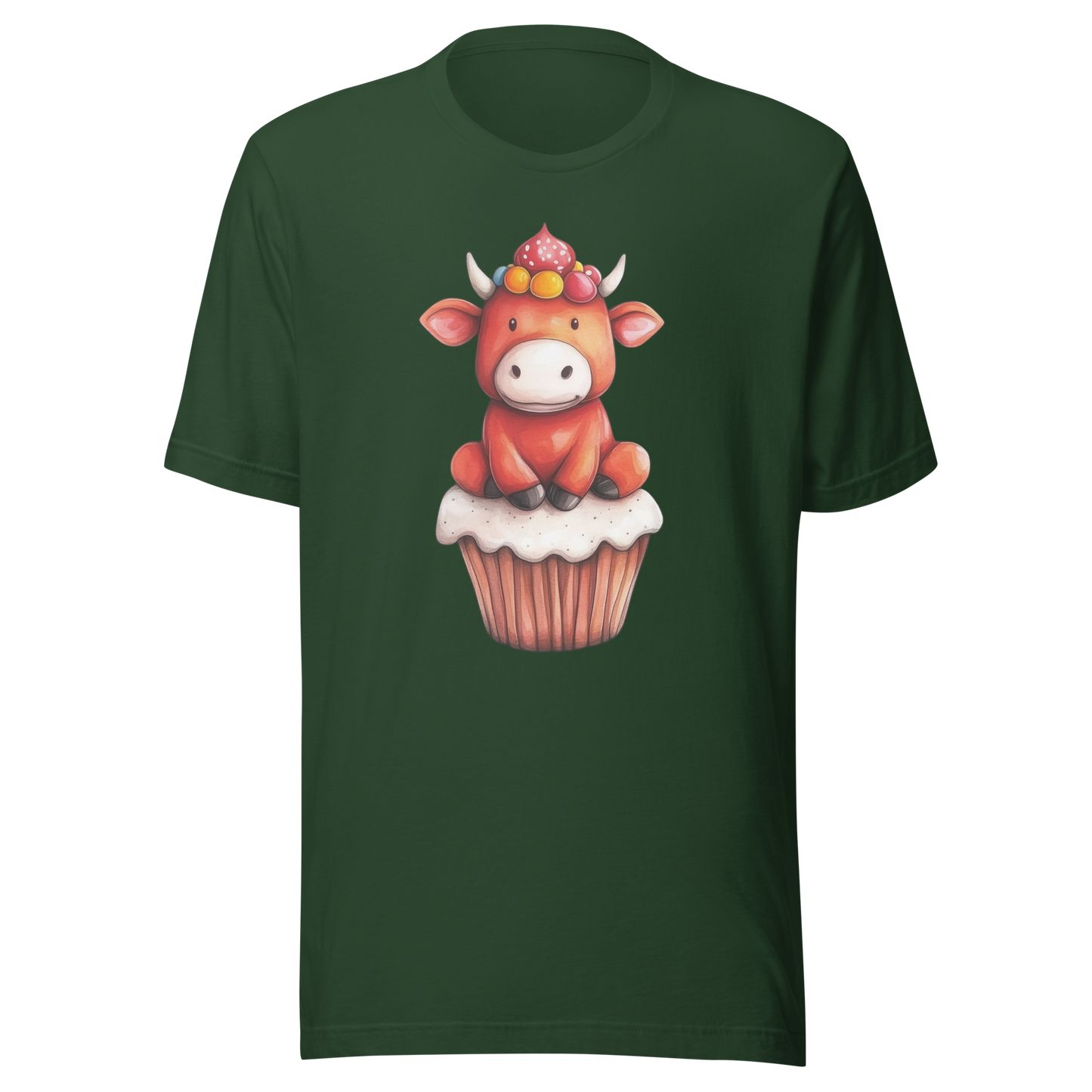 Unisex t-shirt "Muffin Top: The Cupcake Cow"