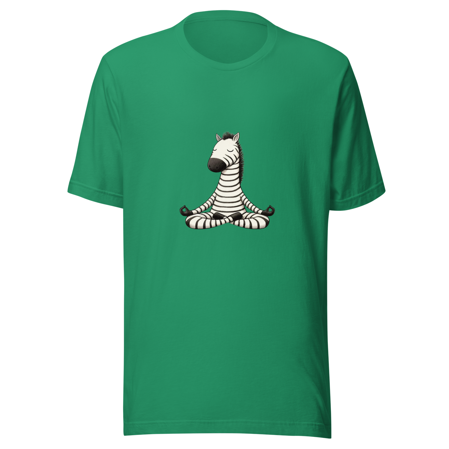Unisex t-shirt Zen yoga Zebra