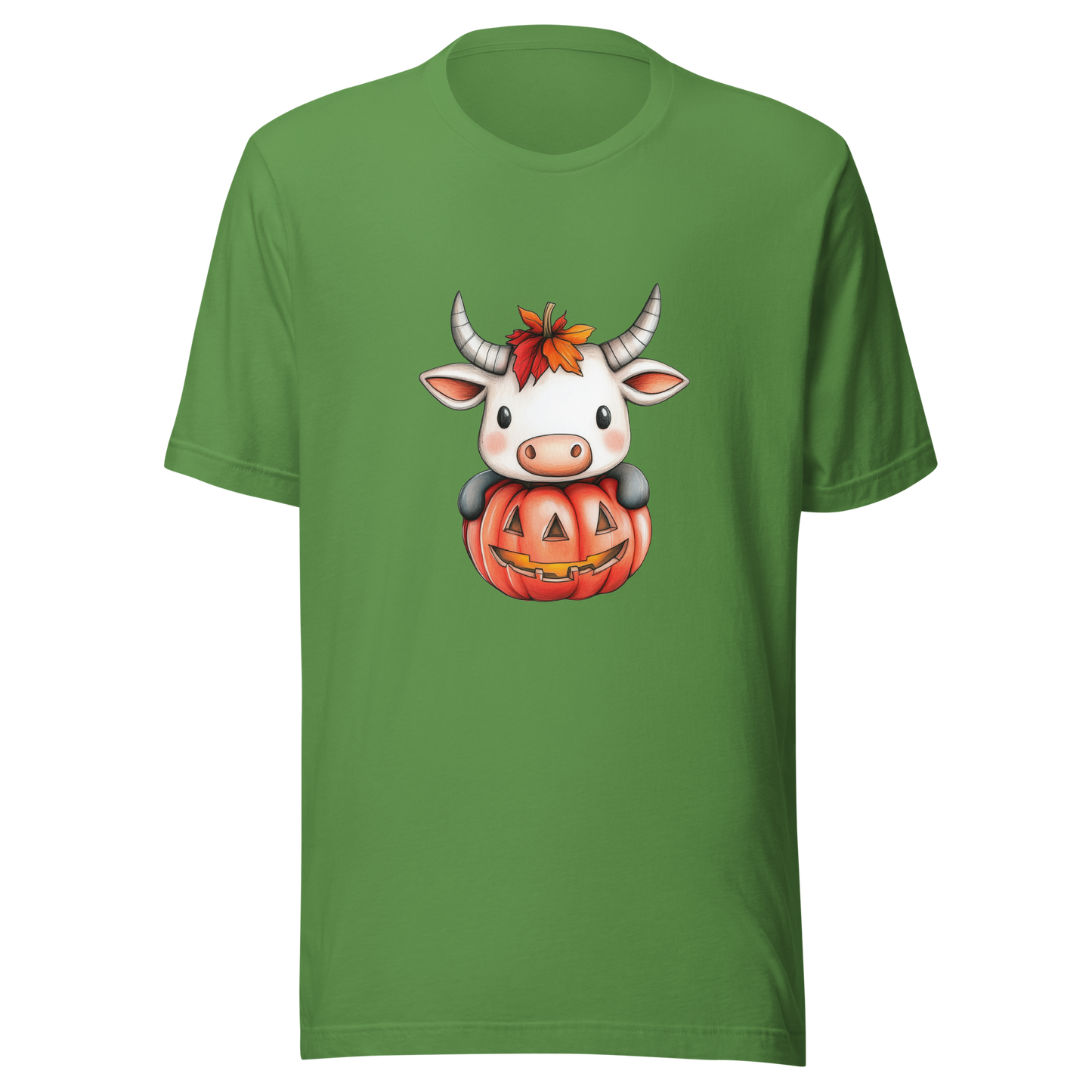 Unisex t-shirt "Moo-lloween Surprise: The Pumpkin Cow"