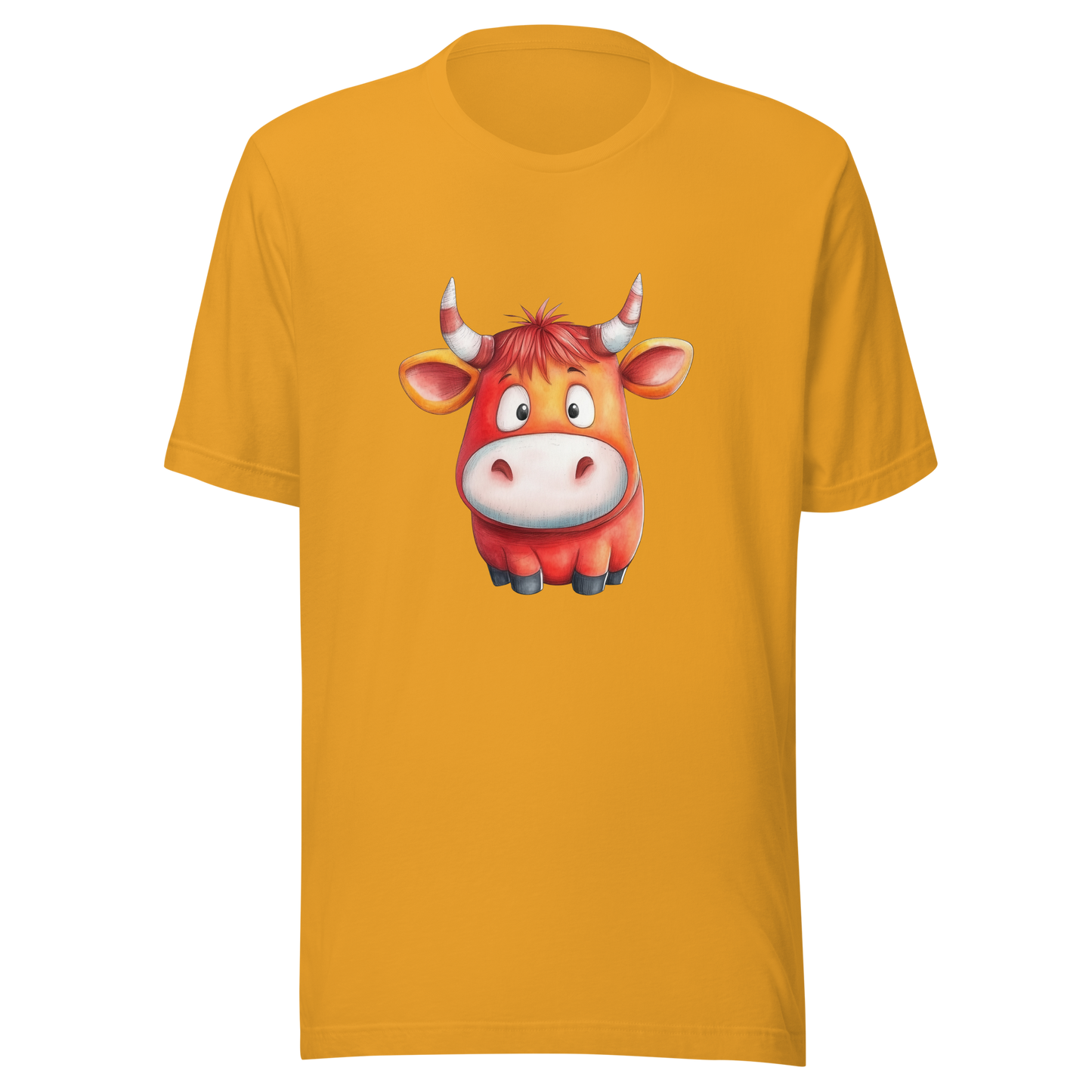 Unisex t-shirt "Moo-d Lifter: The Adorable Cow Tee"