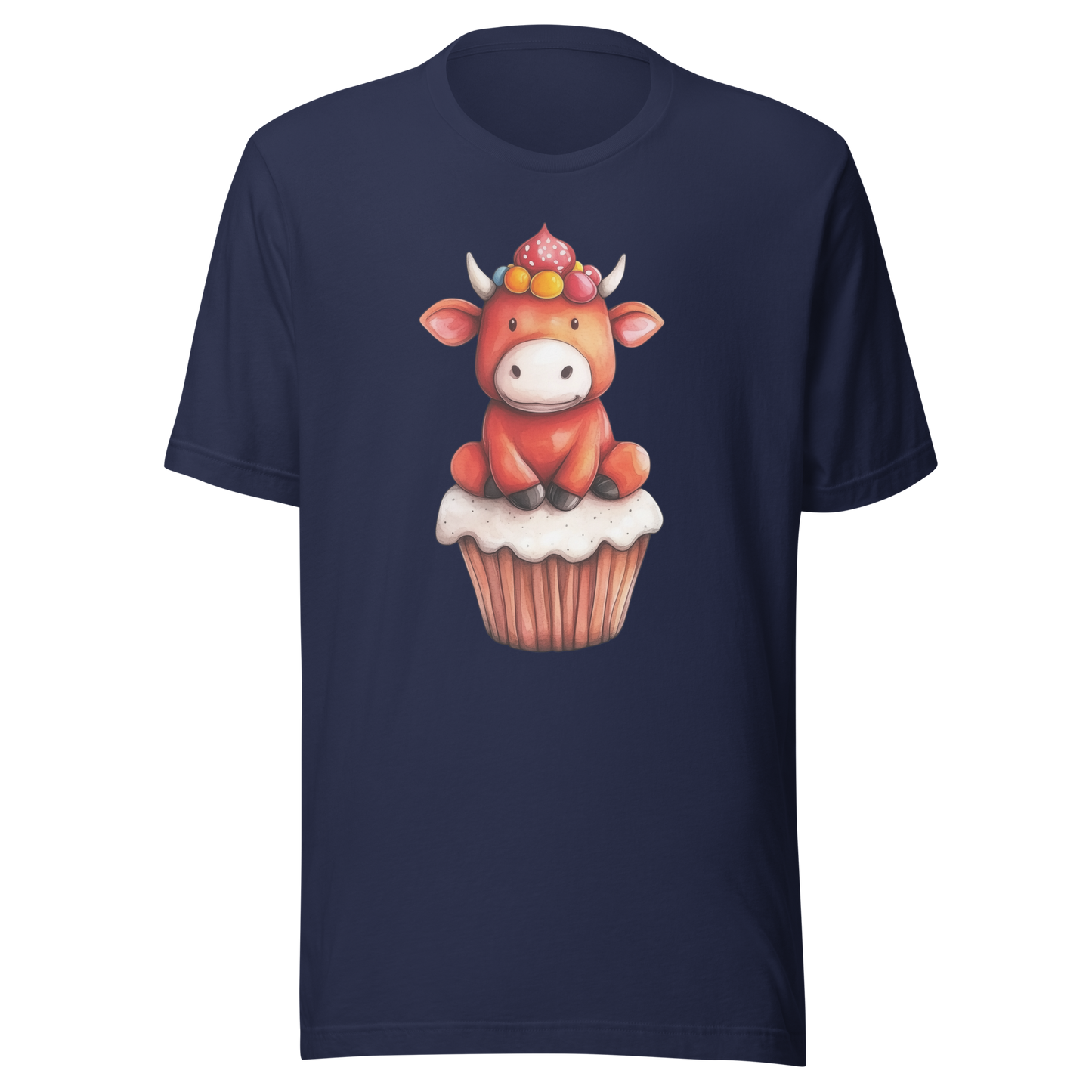 Unisex t-shirt "Muffin Top: The Cupcake Cow"