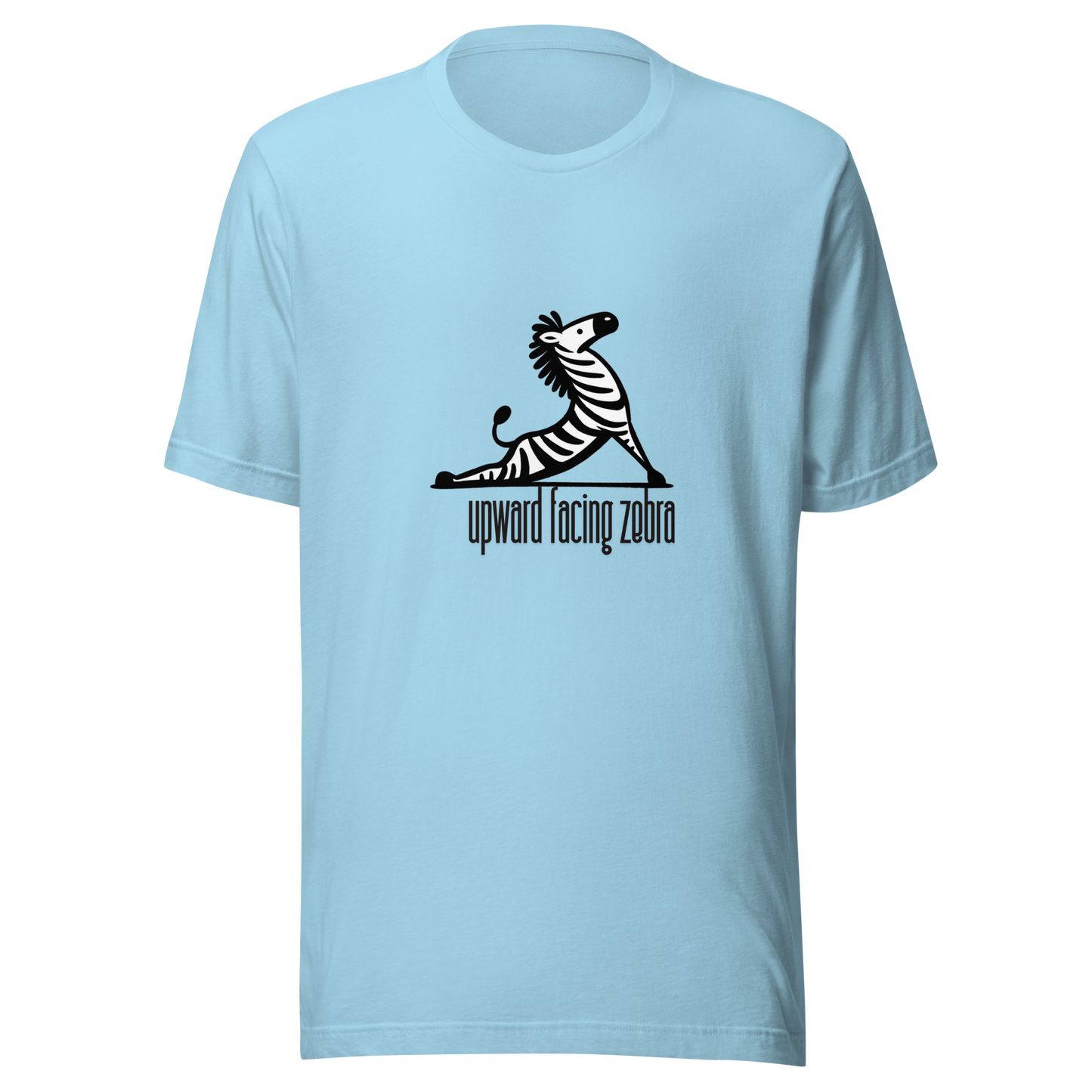 Unisex t-shirt Upward facing Zebra