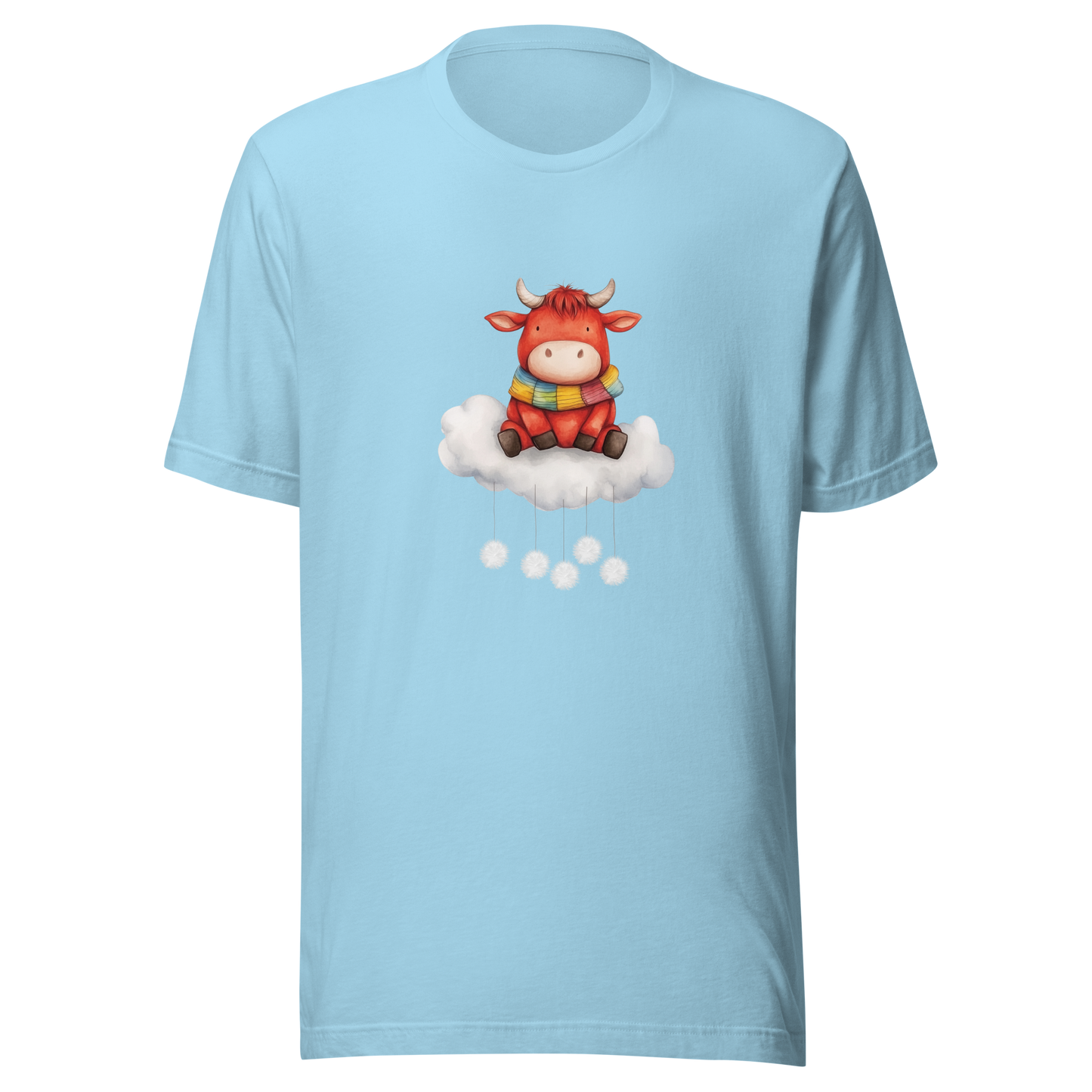 Unisex t-shirt "Cow in the Sky on the cloud"