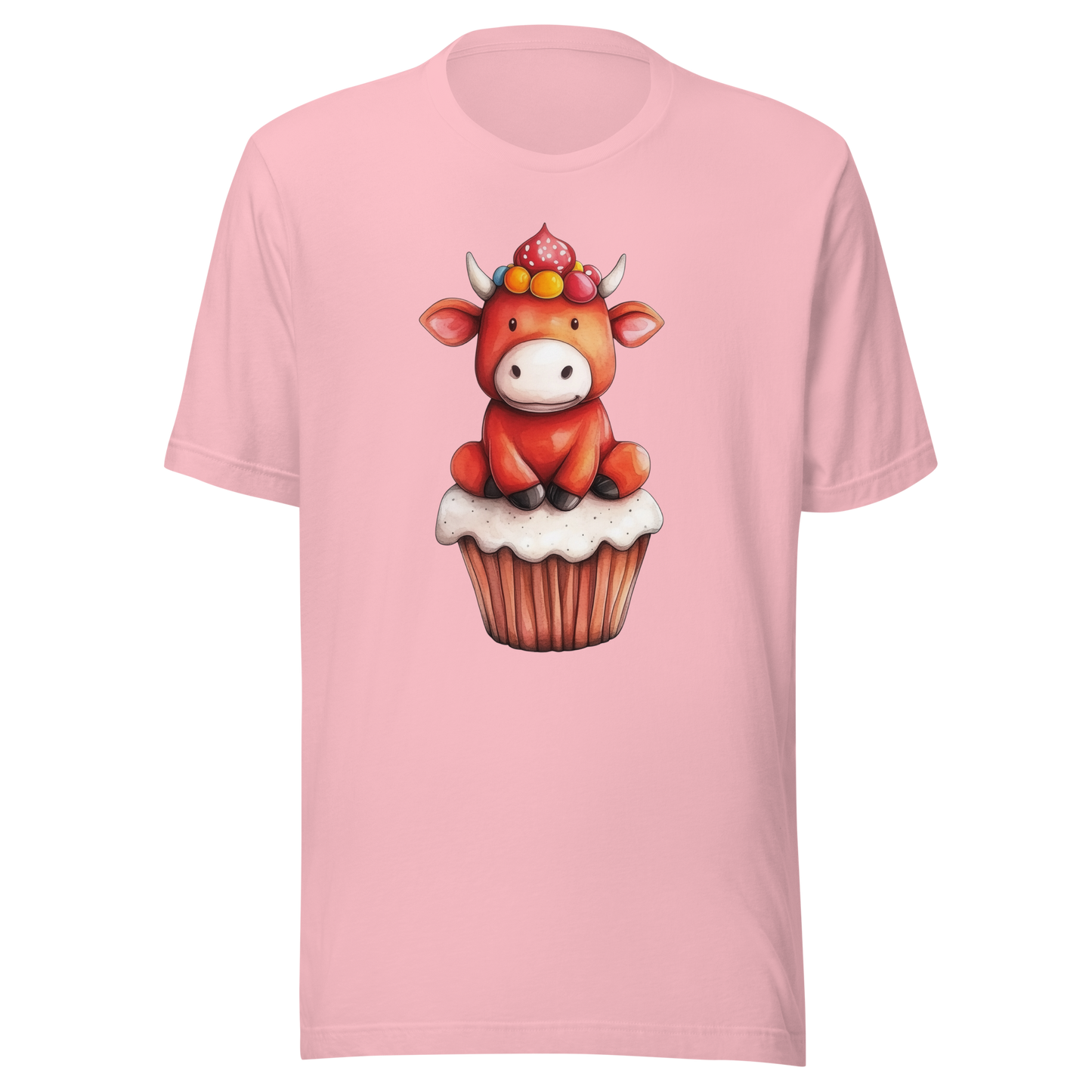 Unisex t-shirt "Muffin Top: The Cupcake Cow"