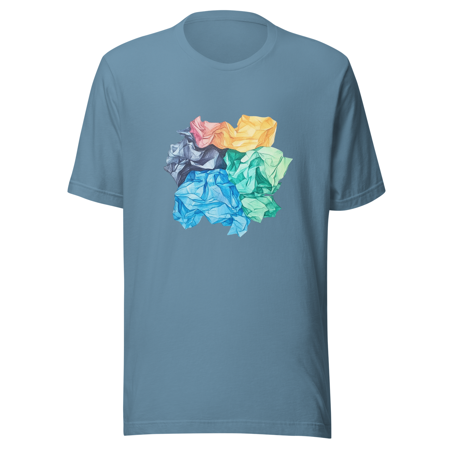 Unisex t-shirt "Crumpled Colors"