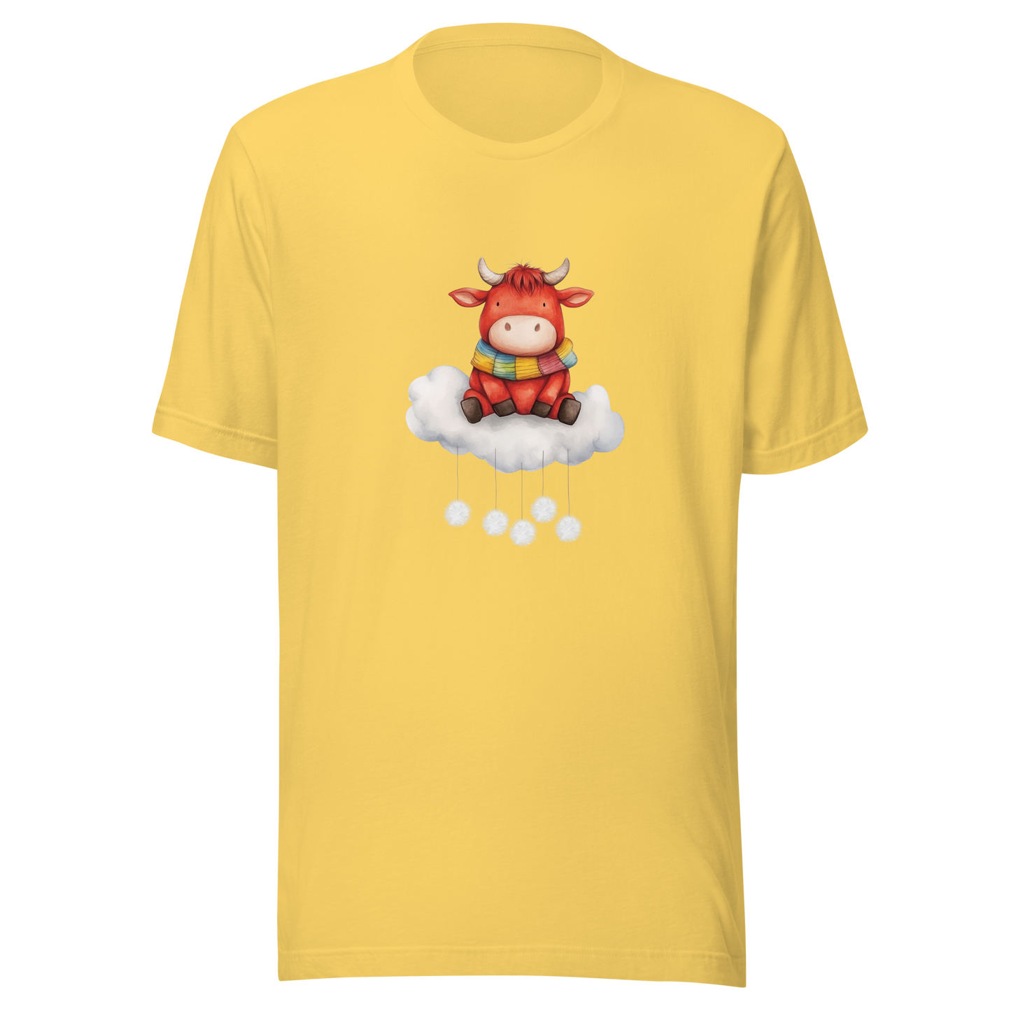Unisex t-shirt "Cow in the Sky on the cloud"