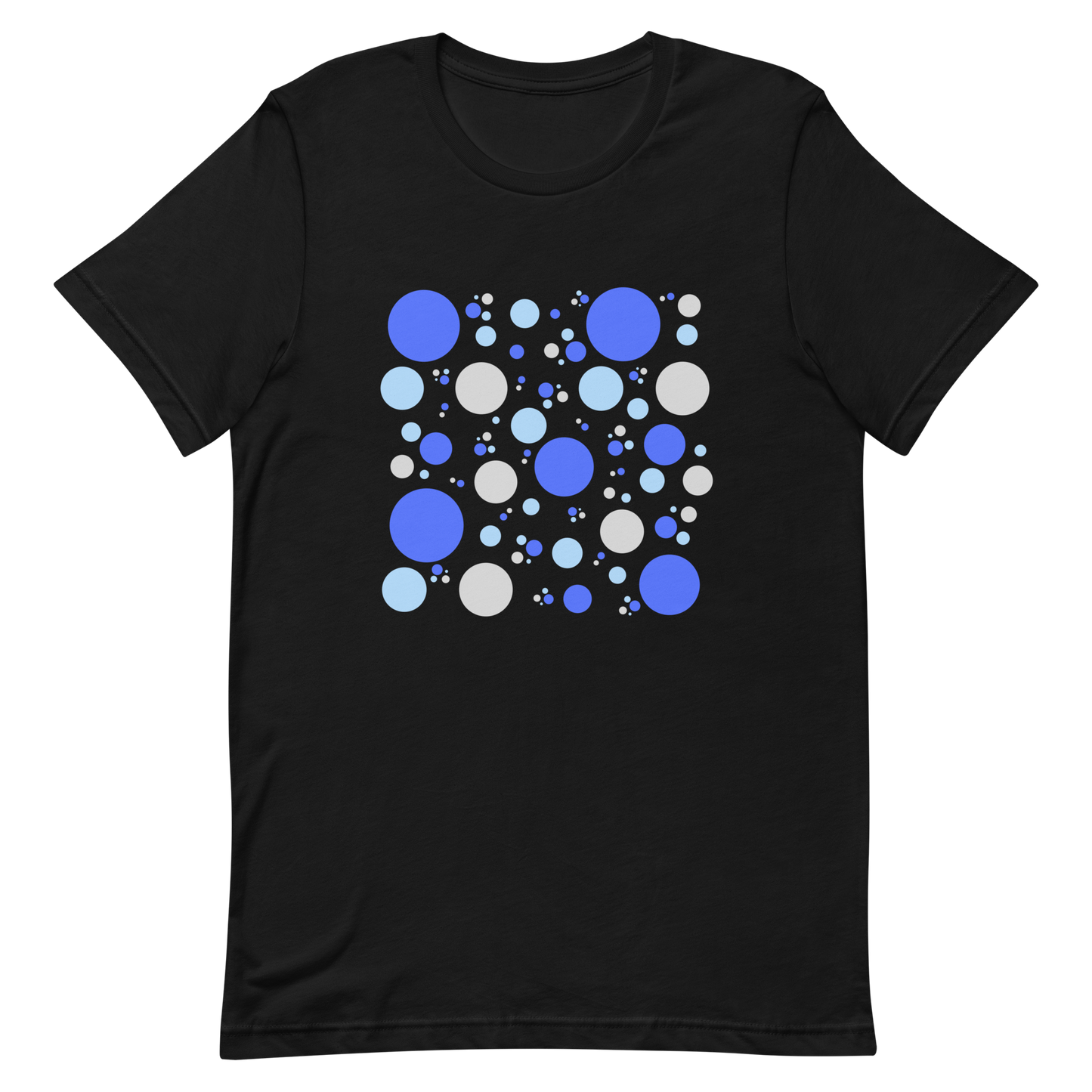 Unisex t-shirt with colorful circles