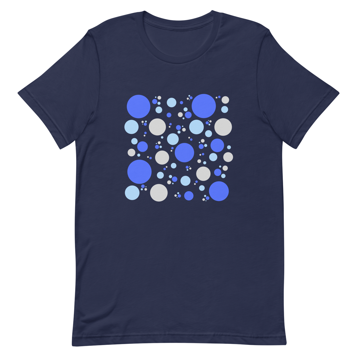 Unisex t-shirt with colorful circles