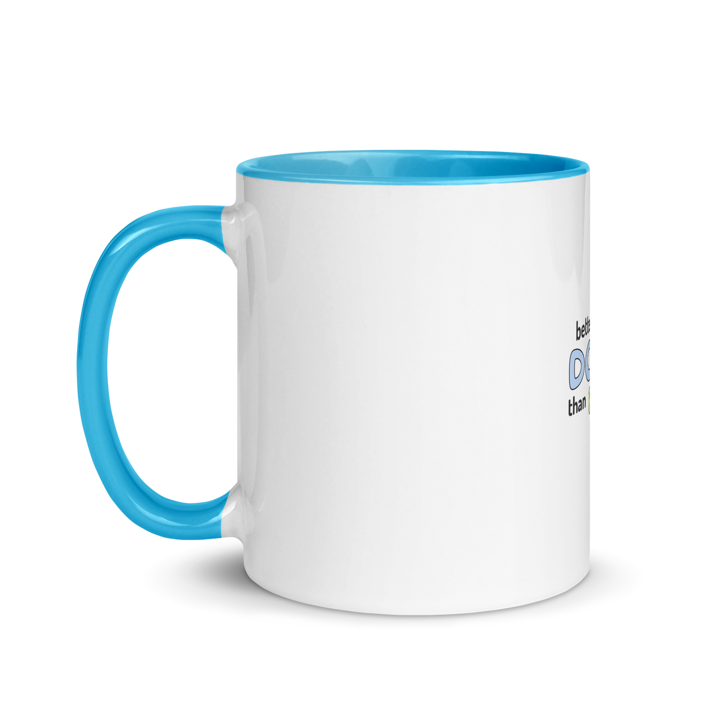 Mug with Color Inside FOR perfectionist, gift to a colleague