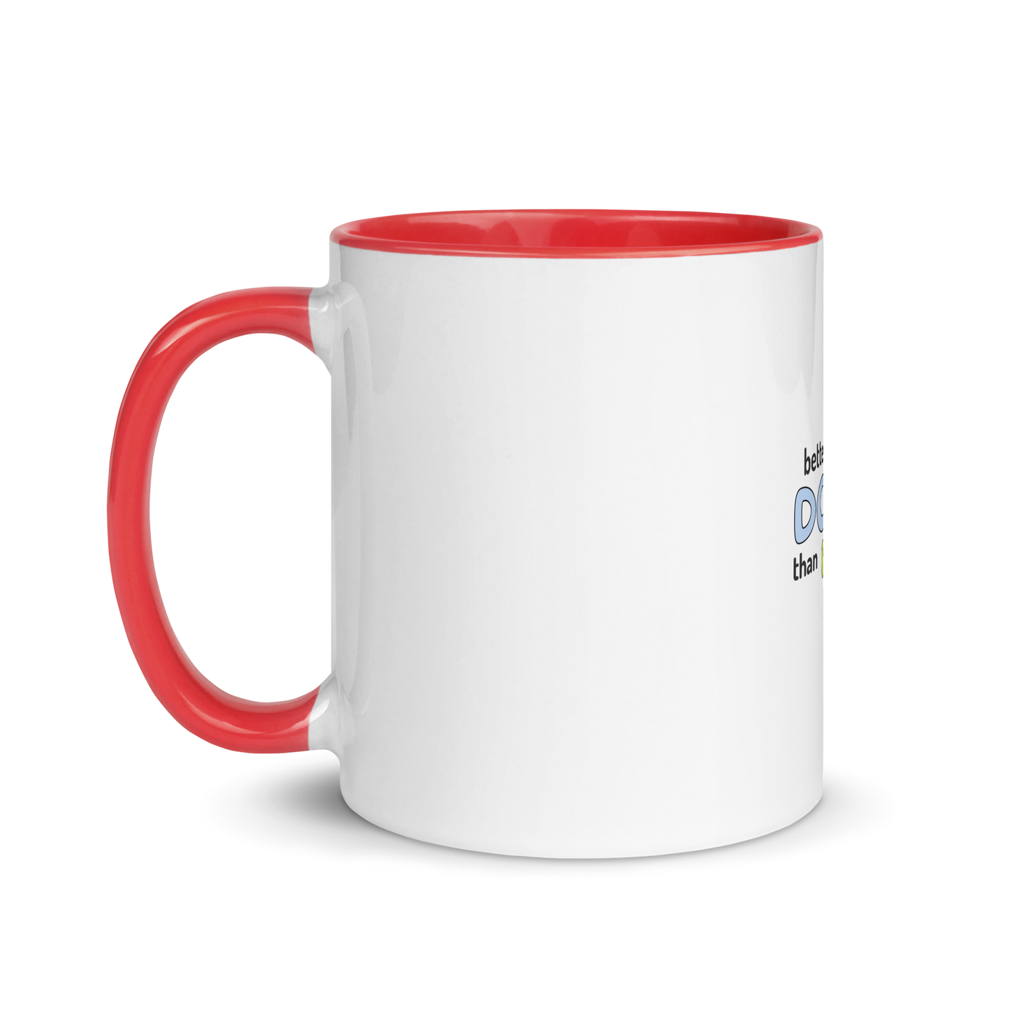Mug with Color Inside FOR perfectionist, gift to a colleague