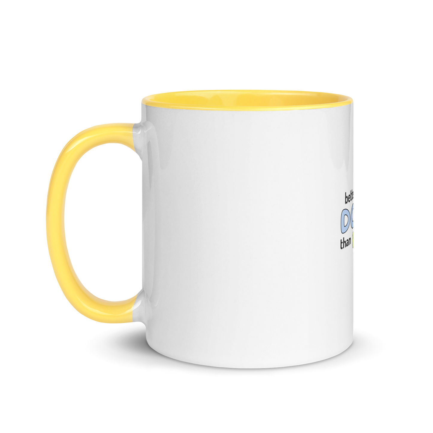 Mug with Color Inside FOR perfectionist, gift to a colleague
