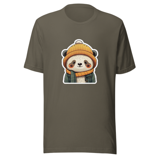 Unisex t-shirt with sweet panda