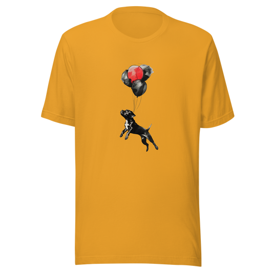 Unisex t-shirt Paws in the Air: Balloon Adventure