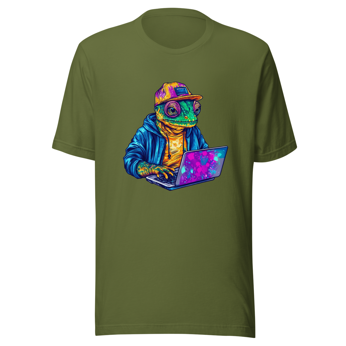 Unisex t-shirt "Chameleon Coder"