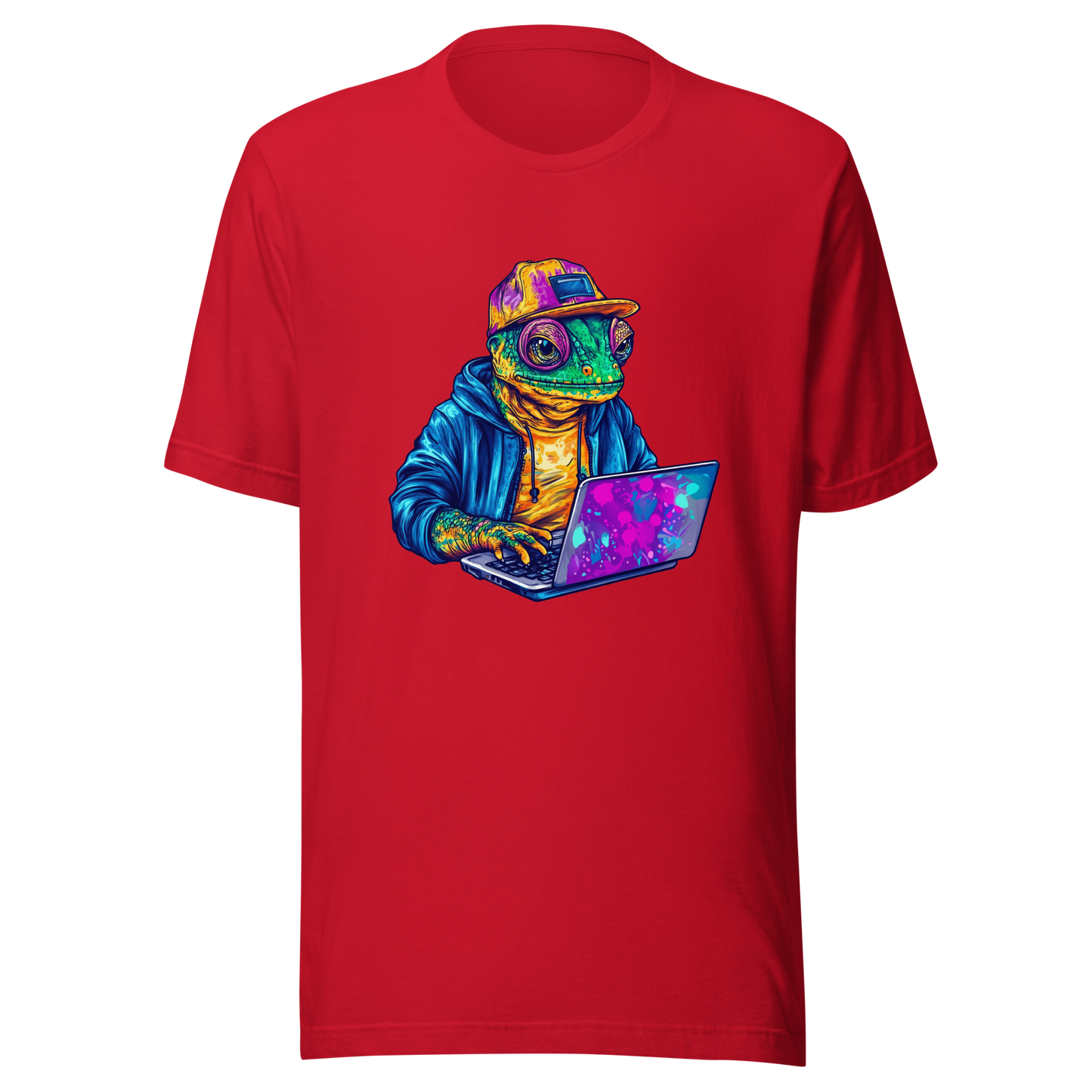 Unisex t-shirt "Chameleon Coder"