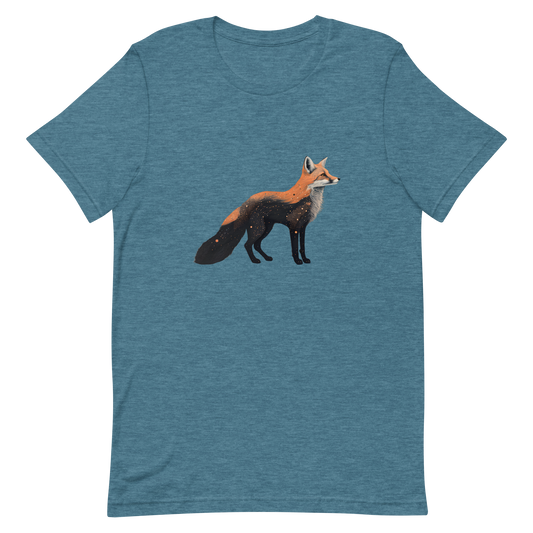 Unisex t-shirt with cosmic fox