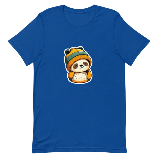 Unisex t-shirt with cute panda in the hat